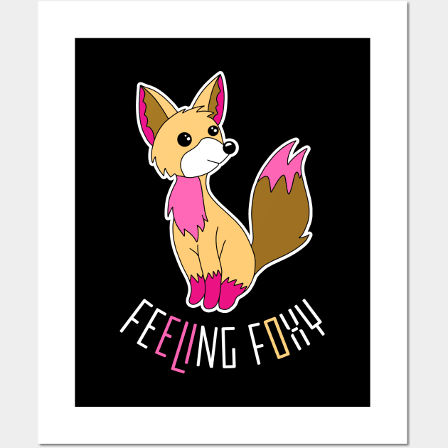 Feeling Foxy Wall Art by Mey Designs